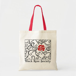 Budget Tote Bag, Black Rose Society | Heartblaze Bag