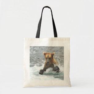 Budget Tote of grizzly bear at Katmai Bag