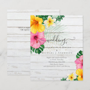 BUDGET Tropical Paradise Beach Wedding Florals