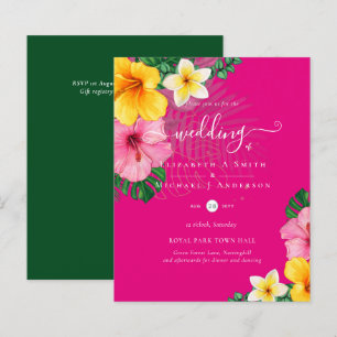 BUDGET Tropical Paradise Beach Wedding Florals