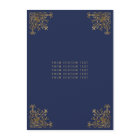 Budget Vintage Navy Blue Gold Tiara Quinceanera