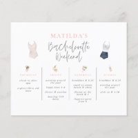 budget Watercolor drinks bachelorette weekend