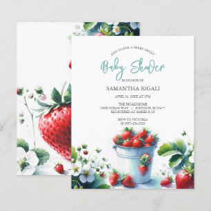 Budget Watercolor Summer Baby Shower