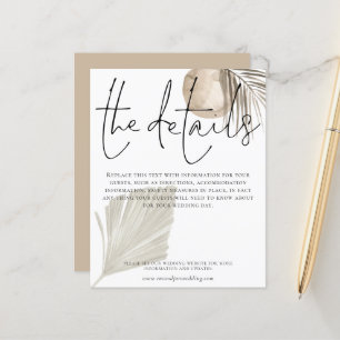 Budget Wedding Details Boho Pampas Grass