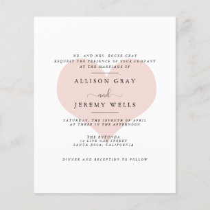 Budget Wedding Invitation  Flyer