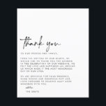 BUDGET Wedding Photo Thank You Card<br><div class="desc">This timeless, romantic design features a modern script paired with bold text. Please contact me if you need help with this design. Budget Paper is thin! ***UPGRADE FOR A THICKER PAPER. NO ENVELOPES INCLUDED.*** FOR CARD STOCK, OR THICKER CARDS, CHECK OUT THE LINK BELOW, MESSAGE ME, or transfer your design....</div>