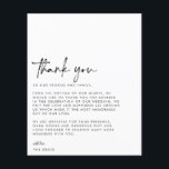 BUDGET Wedding Photo Thank You Card<br><div class="desc">This timeless,  romantic design features a  modern script paired with bold text. Please contact me if you need help with this design.</div>