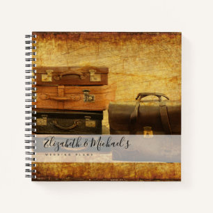 Budget Wedding Planner Personalized Trendy Modern Notebook