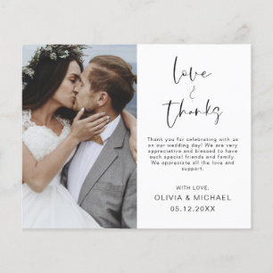 Budget Wedding Thank You Photo Flyer