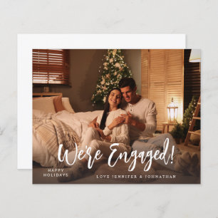 Budget We're Engaged Minimalist H Photo 2