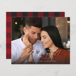 Budget We're Engaged Photo E Holly Berry Holiday B