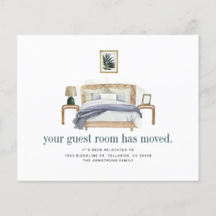 Budget We've Moved Boho Chic Moving Announcement