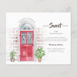 Budget We've Moved Boho Chic Moving Announcement