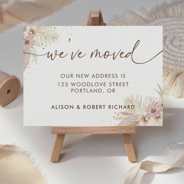 Budget We've Moved New Address Moving Announcement Postcard (Creator Uploaded)