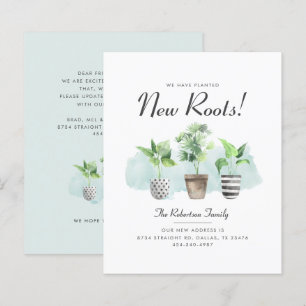 Budget We've Moved New Roots Moving Announcement