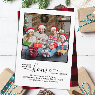 Budget We've Moved Photo New Home Holiday Moving Card
