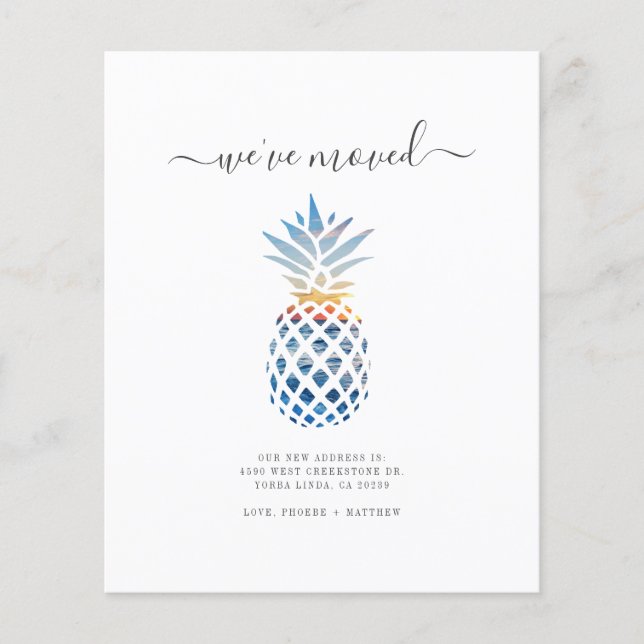 Budget Weve Moved Pineapple Moving Announcement (Front)