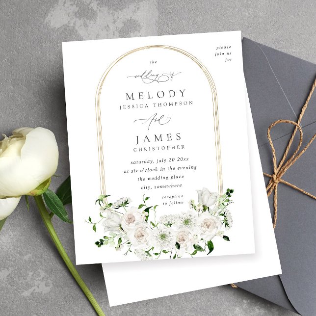Budget White Floral Wedding 2 (Creator Uploaded)
