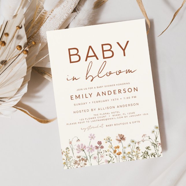 Budget Wildflower Baby in Bloom Baby Shower (Creator Uploaded)