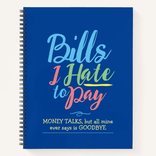 Budgeting Bill paying Daily Monthly Finance Notebook (Front)