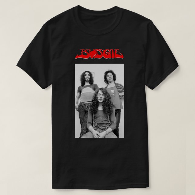 budgie band v4 Sticker1 T-Shirt (Design Front)