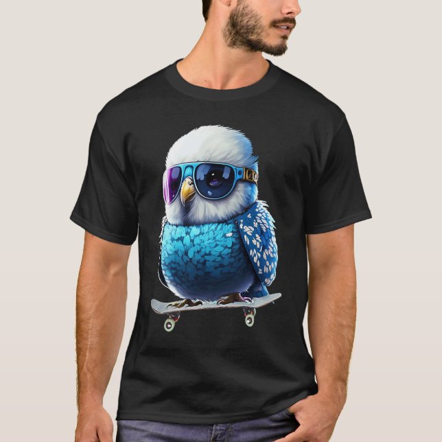 Budgie Bird Parakeet For Budgerigar Owner 2 T-Shirt (Front)