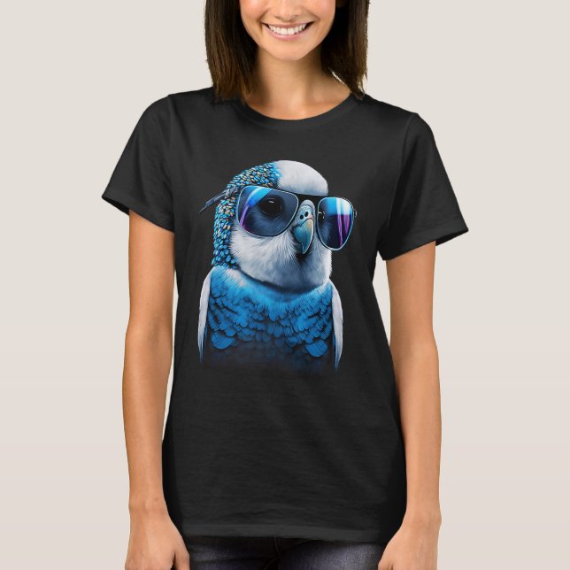Budgie Bird Parakeet For Budgerigar Owner  4 T-Shirt (Front)