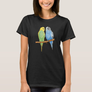 Budgie Birds Budgerigar Parakeet Owner Mom Women K T-Shirt