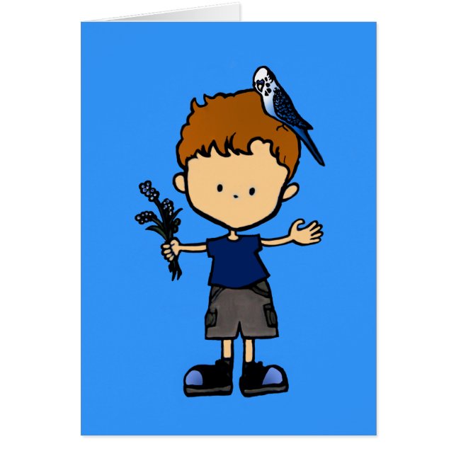 Budgie Boy card (C112b3) (Front)