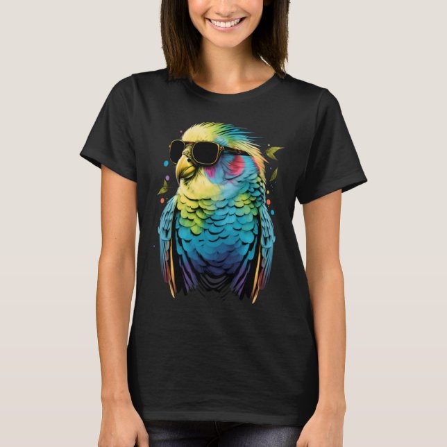 Budgie Budgerigar Parakeet Bird  6 T-Shirt (Front)
