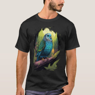 Budgie Budgerigar Parakeet Bird Nature Birdwatchin T-Shirt