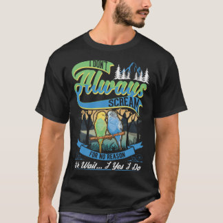 Budgie Cockatiel Parakeet T-Shirt