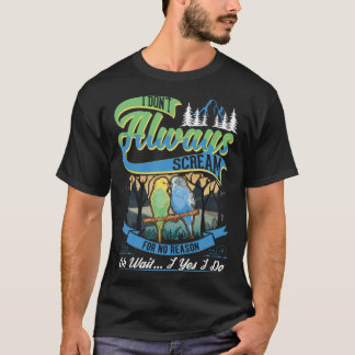 Budgie Cockatiel Parakeet T-Shirt