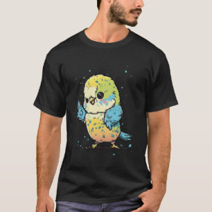 Budgie Dabbing Budgerigar Parakeet Bird Dab Dance  T-Shirt