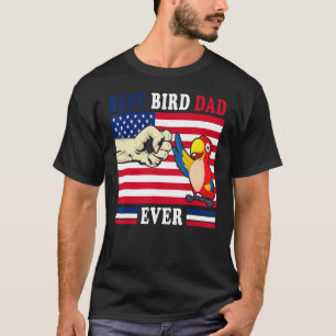 Budgie Dad Bird Father Animal Enthusiast Bird Guy T-Shirt