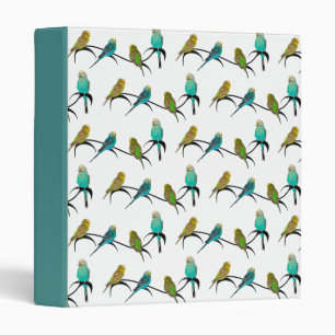 Budgie Frenzy Binder (choose colour)