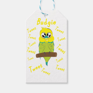 budgie gift tags