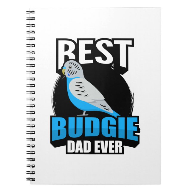 Budgie Gifts | Pet Bird Birds Pets Animals Bugies Notebook (Front)
