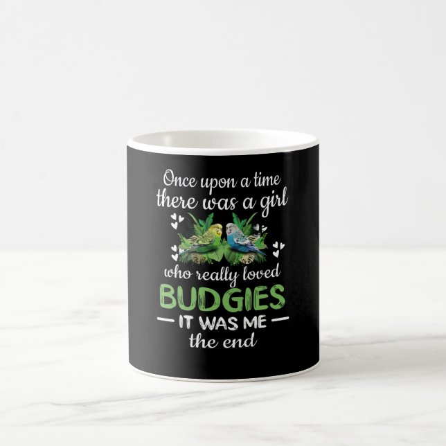 Budgie Girl Gifts Budgie Lover Parakeet Budgerigar Coffee Mug (Center)