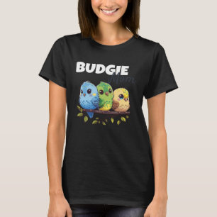Budgie Mom Budgerigar Parakeet Bird 69 T-Shirt