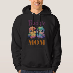 Budgie Mom Budgerigar Parakeet Bird 91 Hoodie