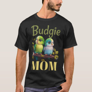 Budgie Mom Budgerigar Parakeet Bird Pullover Hoodi