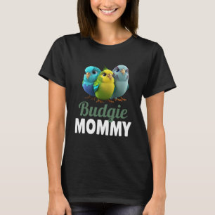 Budgie Mom Budgerigar Parakeet Bird Pullover Hoodi