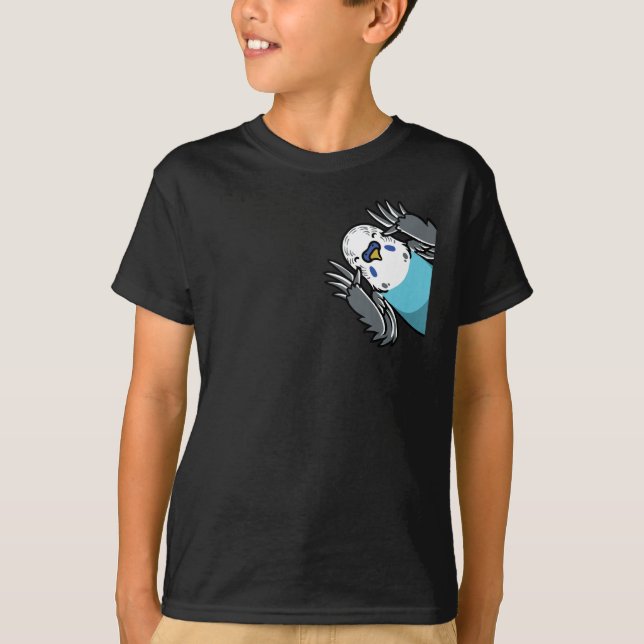 Budgie Parrot T-Shirt (Front)