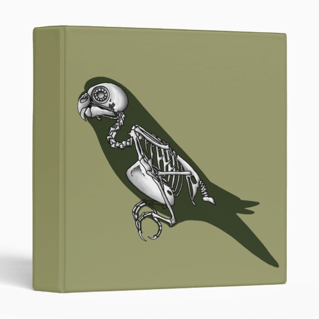 Budgie skeleton binder (Front/Spine)