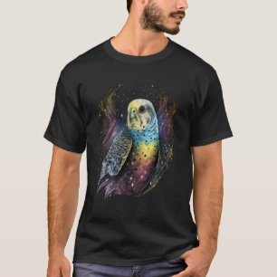 Budgie Space Budgerigar Parakeet Bird 2 T-Shirt