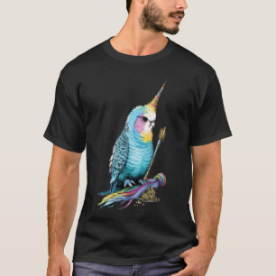 Budgie Unicorn Budgerigar Parakeet Bird T-Shirt
