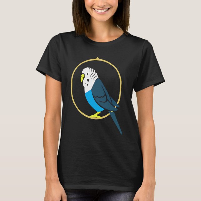Budgies Budgies Parakeets and Parrots T-Shirt (Front)