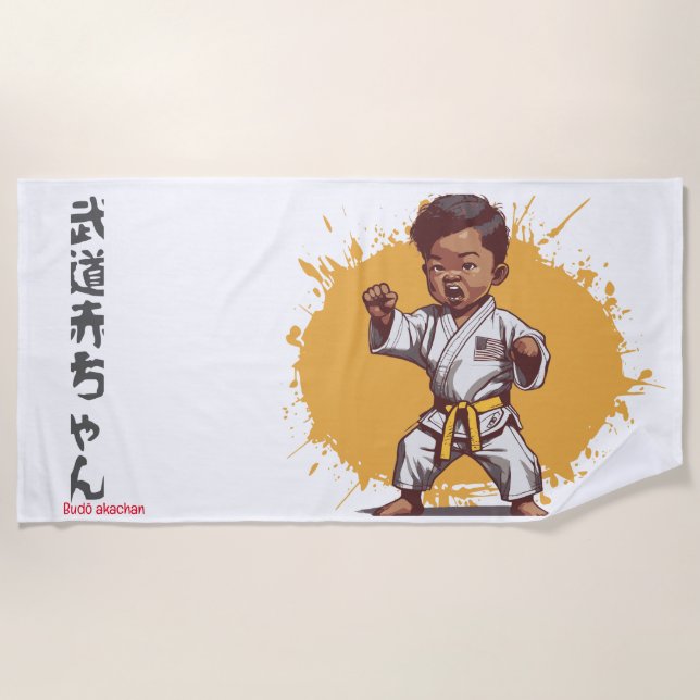 Budoable Beach Towel (Front)