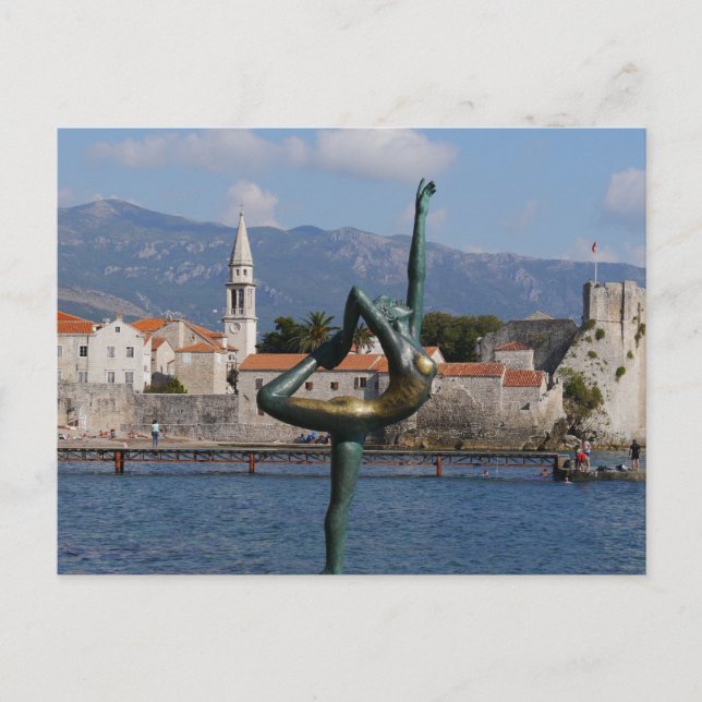Budva, Montenegro Postcard (Front)